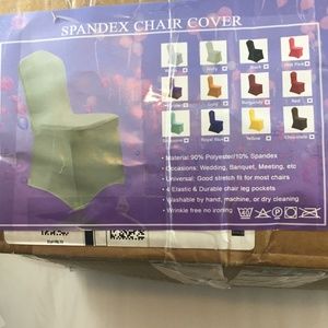 Spandex Chair Covers White Color